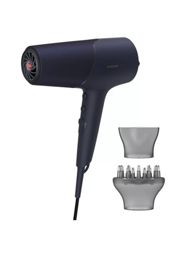 سشوار حرفه ای فیلیپس مدل BHD510توان 2300 وات المنت سرامیکی تورمالین دارای سری دیسپانسردو فناوری تولید یون