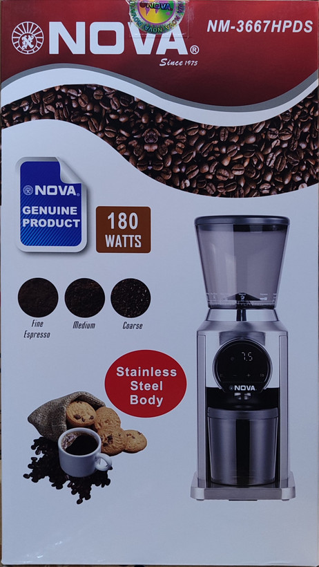 اسیا قهوه نوا مدل NM-3667HPDS توان ۱۸۰ وات اصلی اورجینال