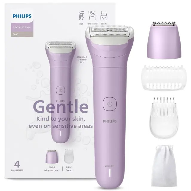 ماشین اصلاح موی بدن بانوان فیلیپس Philips مدل BRL 138/00 با دو سری