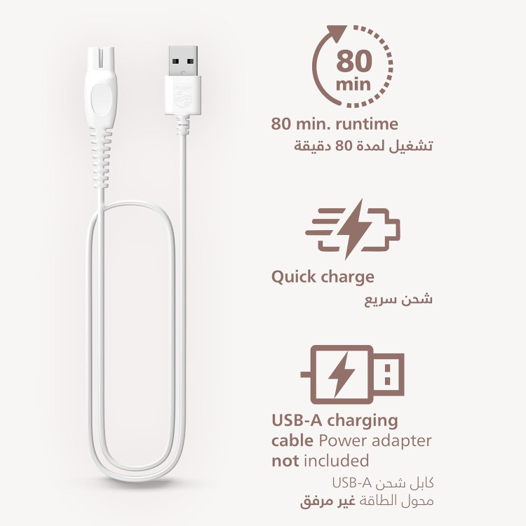 ماشین اصلاح موی بدن بانوان فیلیپس Philips مدل BRL 138/00 با دو سری