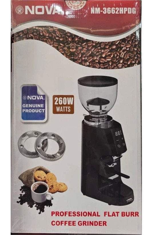 اسیاب قهوه نوا مدل NM-3662 HPDG توان ۲۸۰ وات