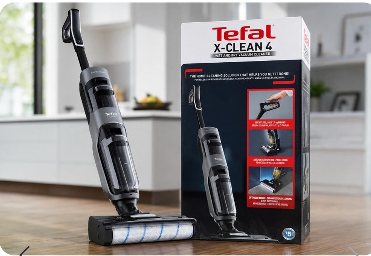 جاروشارژی و زمین شوی تفال مدل TEFAL GF5035