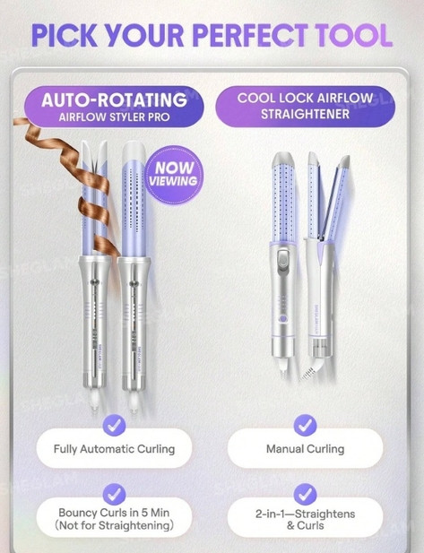 حالت دهنده مو شیگلم Cool Lock Airflow | سایز 25 میلی متر