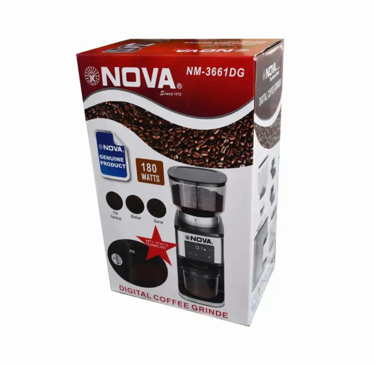 آسیاب قهوه نوا مدل NM3661DGتوان ۱۸۰وات