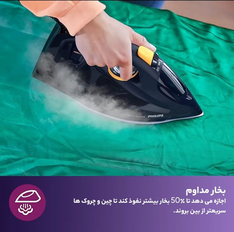 اتو بخار فیلیپس مدل DST7060توان 3000 وات
