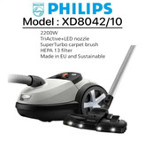جاروبرقی فیلیپس مدل XD8042توان مصرفی 2200 وات