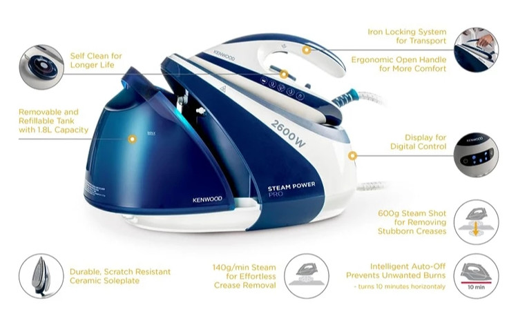 اتو مخزن دار کنوود مدل KENWOOD SSP70توان 2600وات