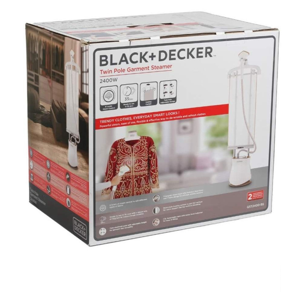 اتو بخارگر ایستاده بلک اند دکر مدل GST2400-B5 توان 2400 وات